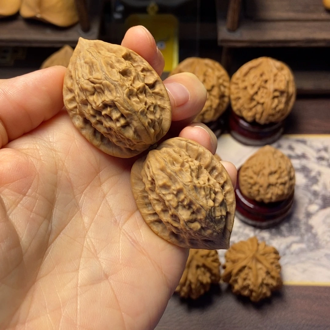 文玩核桃把件全品小红袍33