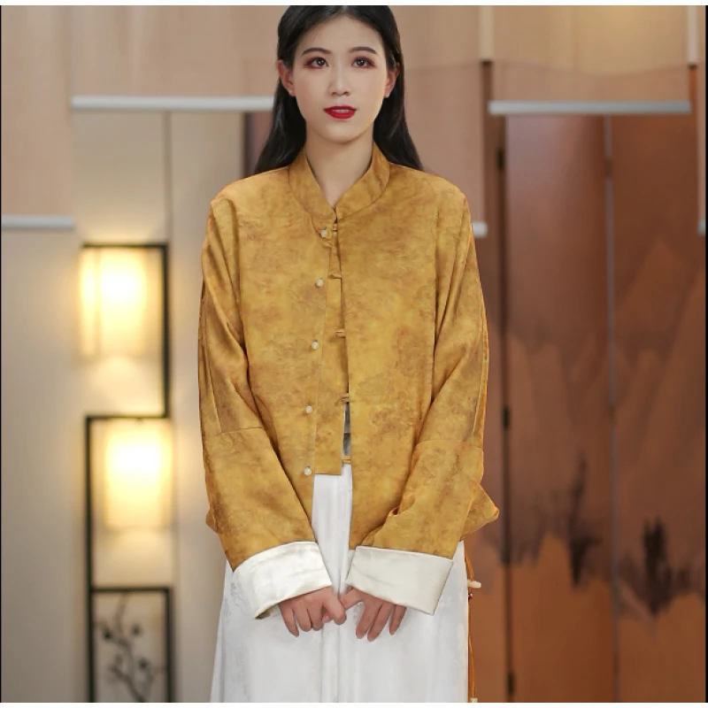 格格--素馨盘扣外套