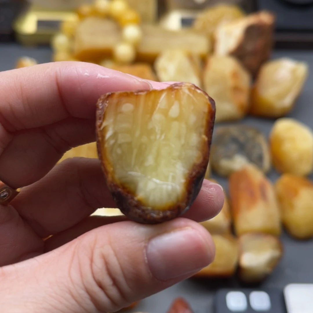 【闪购商品】未镶嵌定制琥珀天然琥珀蜜蜡原石定制