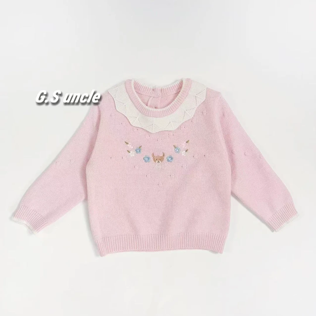 【】Z178新品儿童秋冬装百搭毛衣可爱时尚女宝毛衣