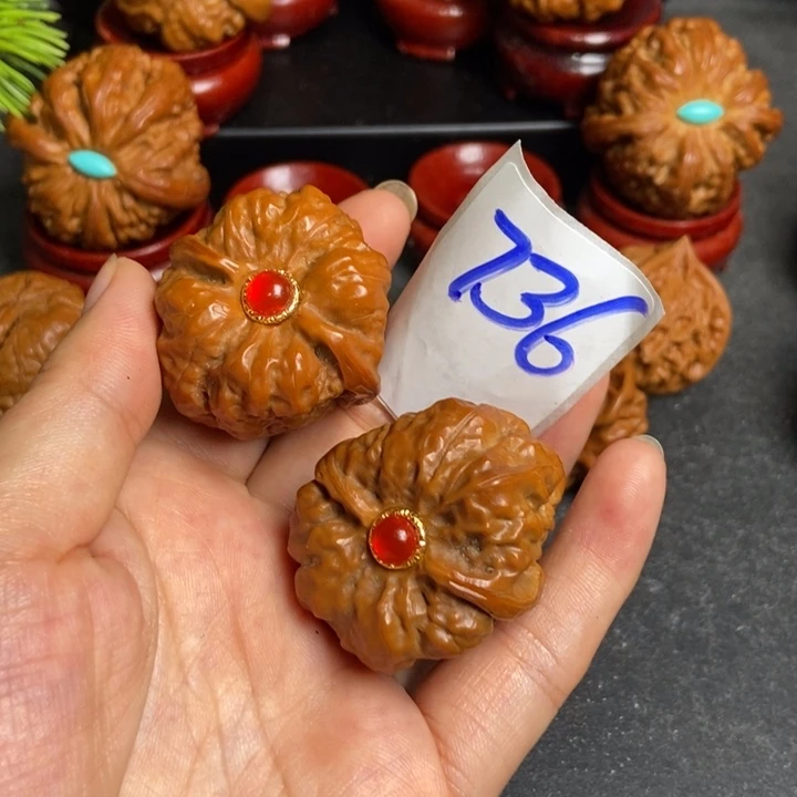 文玩核桃把件35蛤蟆736