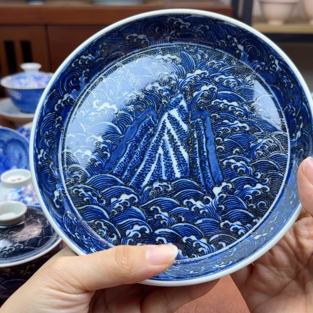 景德镇陶瓷手绘壶承