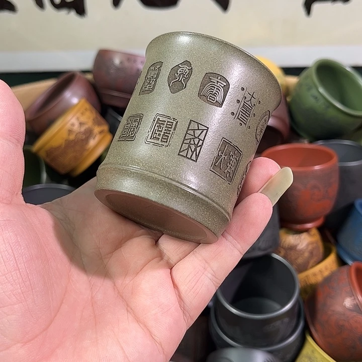 茶杯紫砂全手工紫砂主人杯