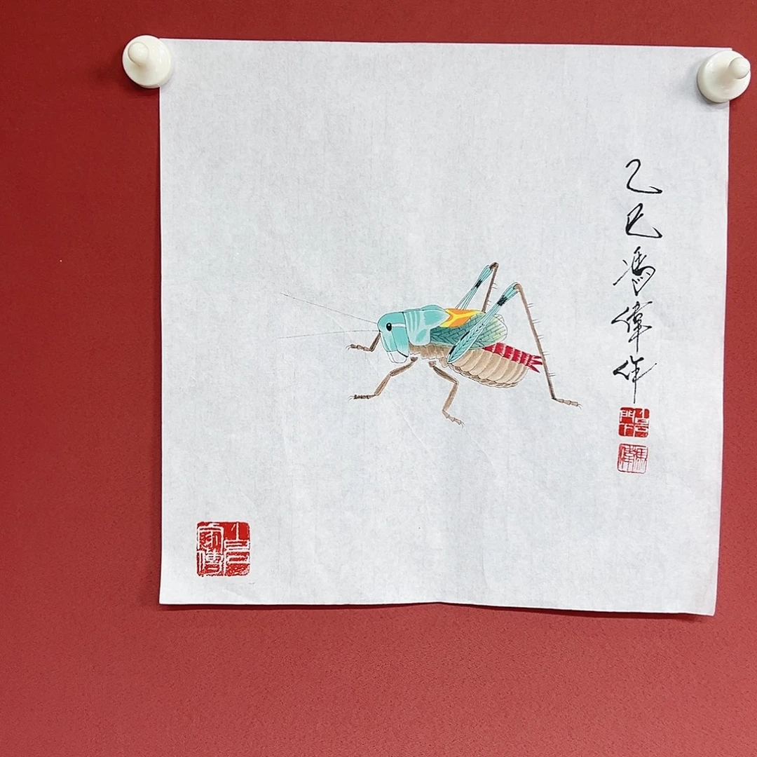 国画冯伟老师手绘国画作品慧