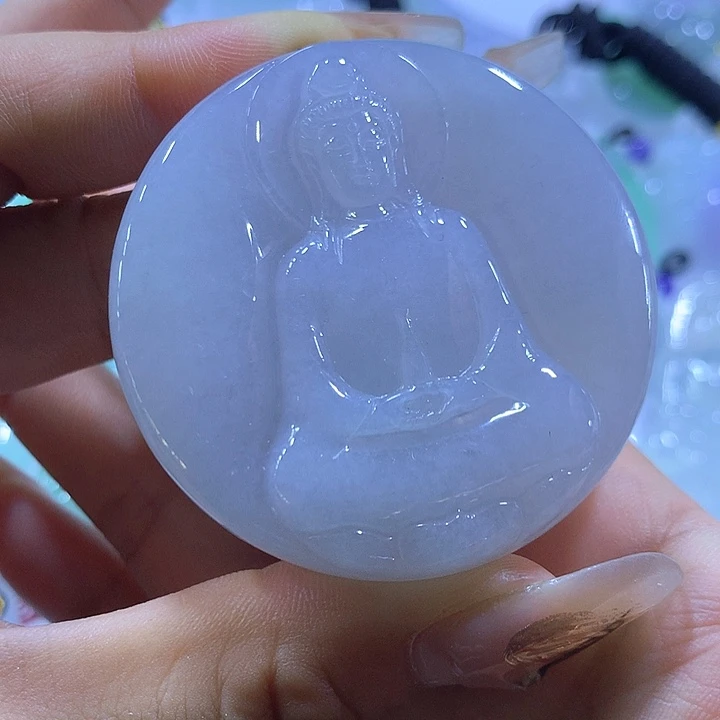 颈饰未镶嵌翡翠天然翡翠A货吊坠