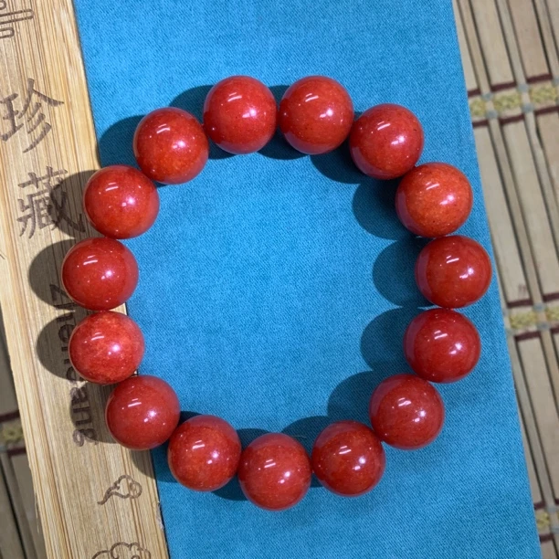 新年礼物男女同款百搭大气红玉辽阳红手串手链任选其一