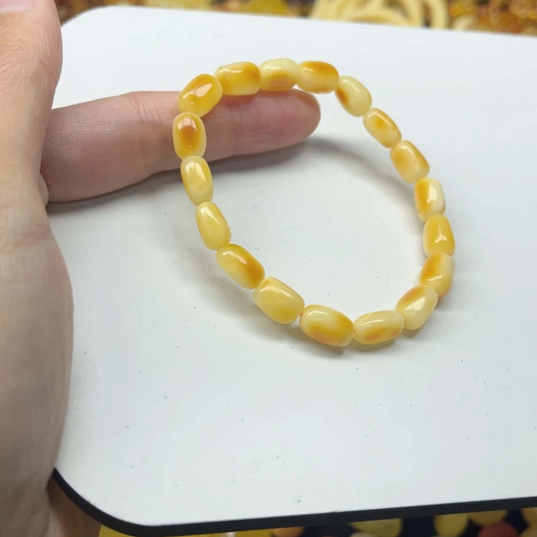 蜜蜡未镶嵌手串蜜蜡手串