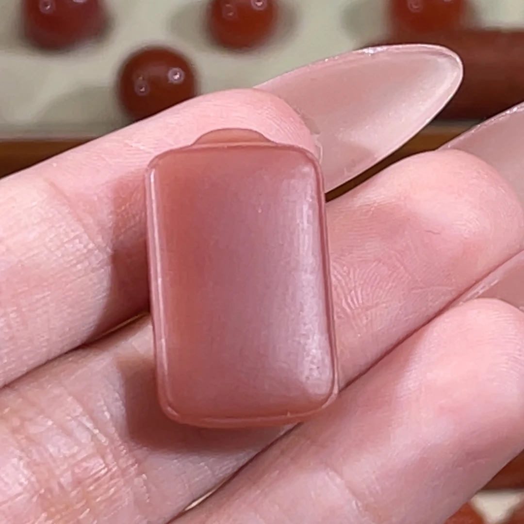 玛瑙/玉髓未镶嵌无事牌13.4x22.4x4.6mm不退换