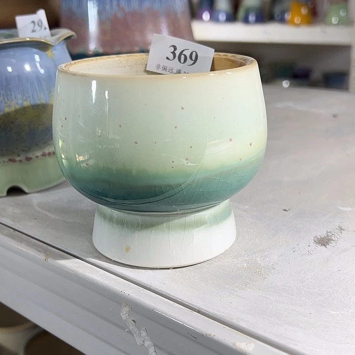 口9高9 手工花盆满30包邮
