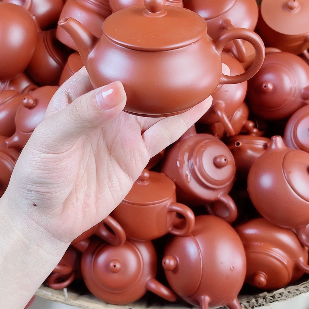 明炉110毫升朱泥壶