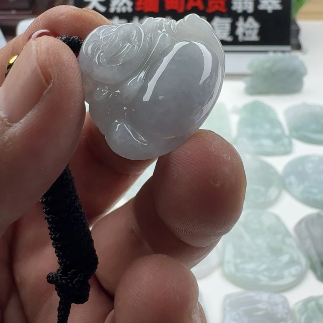 颈饰未镶嵌翡翠天然缅甸A货翡翠
