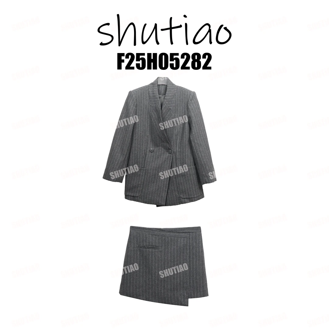 【SHUTIAO】2025秋冬：新款小众设计款套装F25H05282