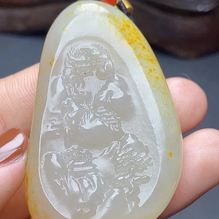 和田玉挂件未镶嵌T