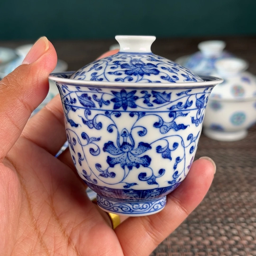 景德镇陶瓷盖碗碗