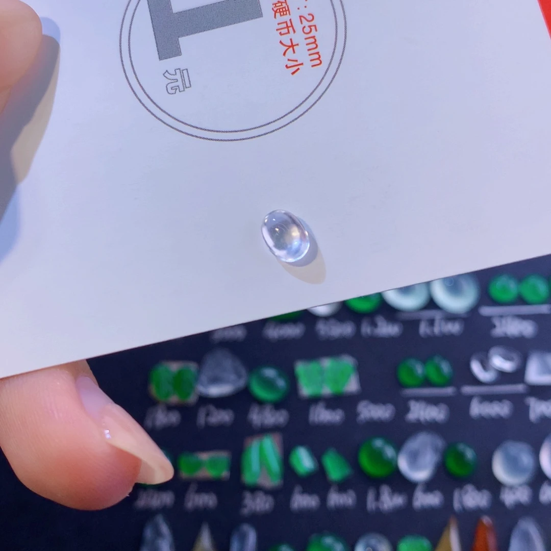 翡翠未镶嵌颈饰玻璃种蛋面