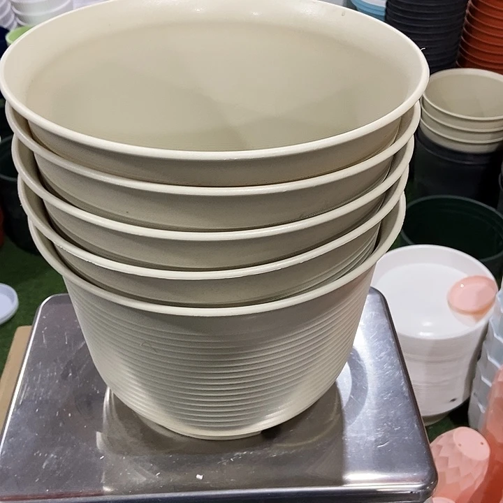 塑料M-21B口27高18米色无拖5个