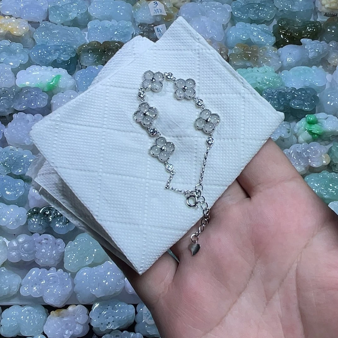 翡翠未镶嵌颈饰天然