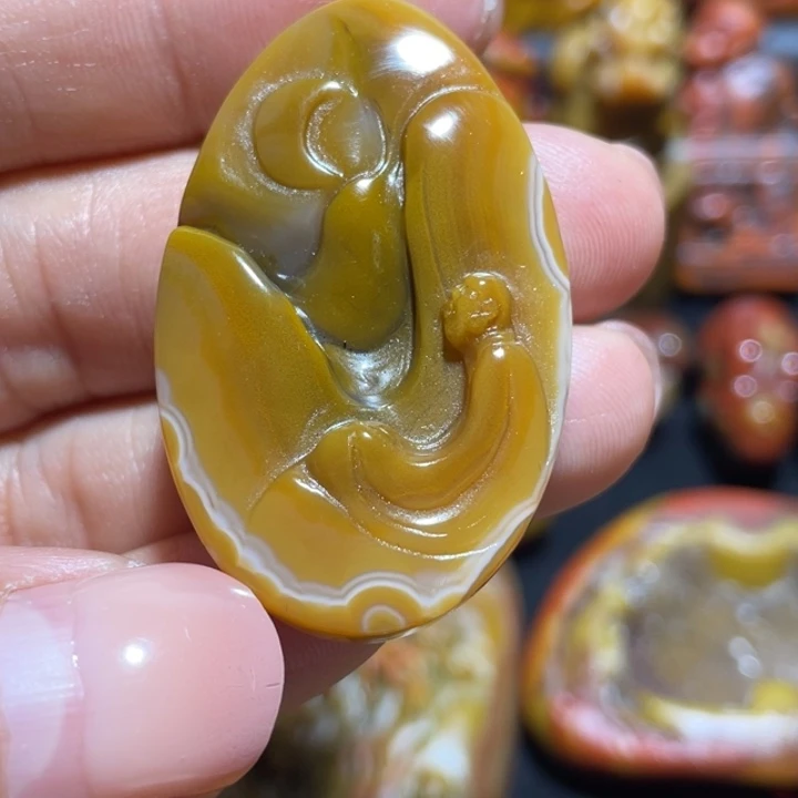 玛瑙/玉髓未镶嵌颈饰
