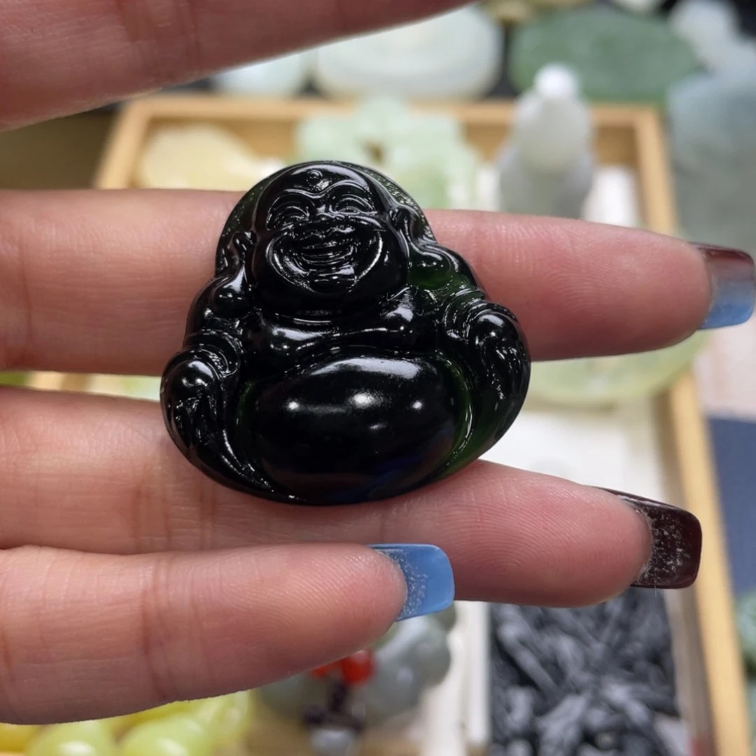 蛇纹石玉未镶嵌吊坠