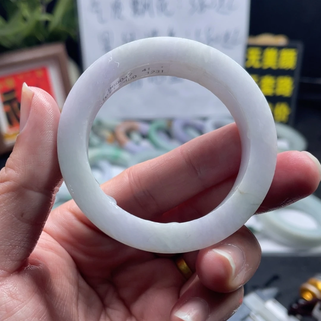 定制翡翠未镶嵌手镯57