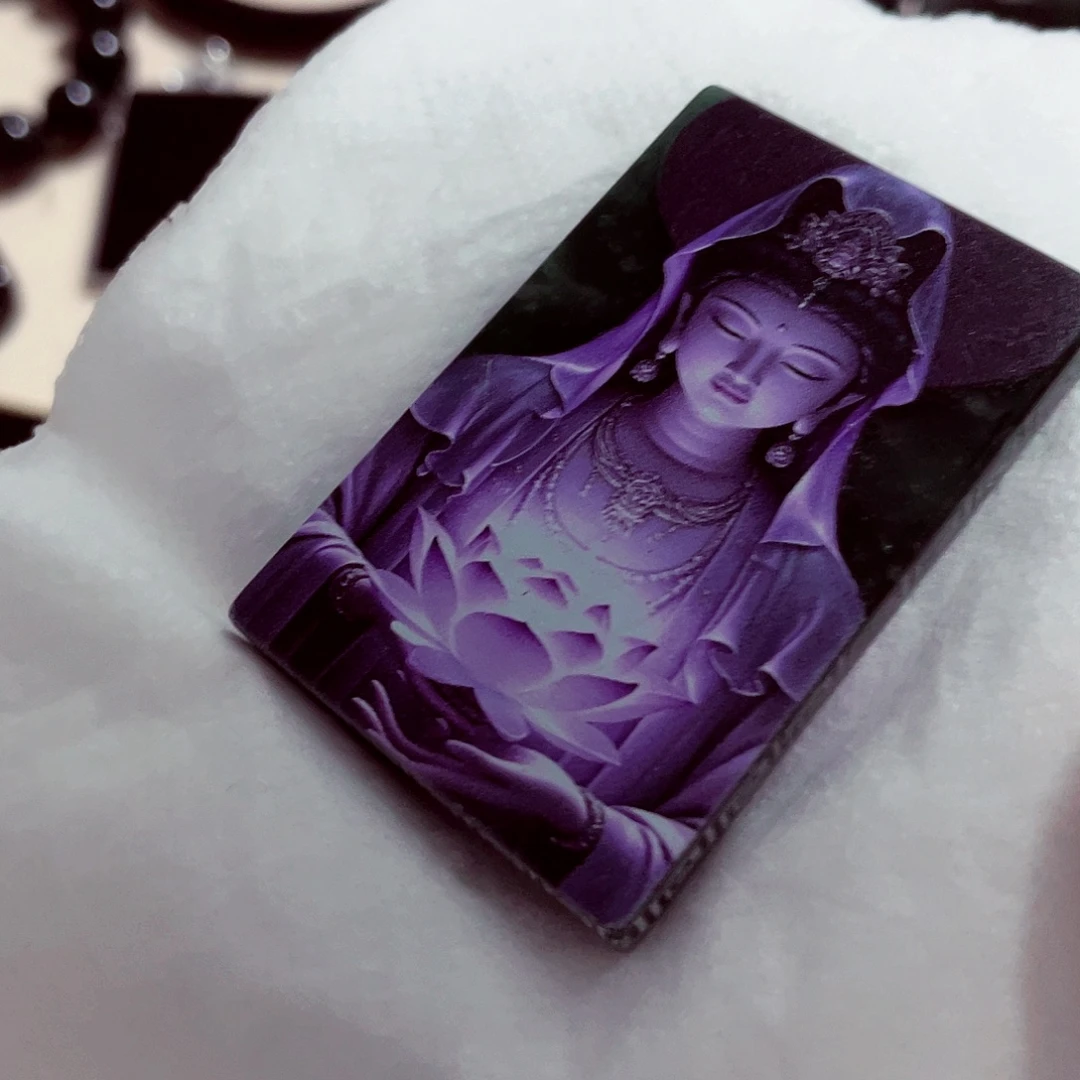 翡翠未镶嵌颈饰先鉴后发一物一证