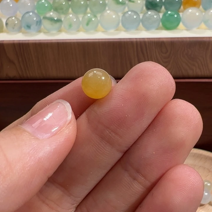 翡翠散珠天然缅甸翡翠A货7.3