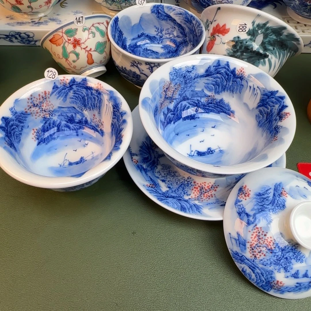 陶彦祖纯手工手绘茶具