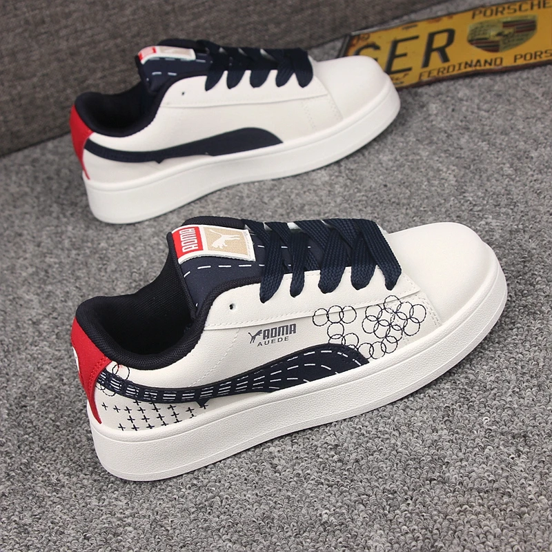 DMXUXM巴黎『设计风』新品好物~力荐！情侣百搭运动软底小白鞋男女潮