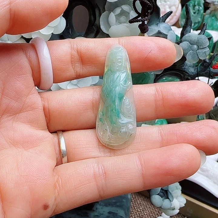 五***福未镶嵌独山玉吊坠(不含链)