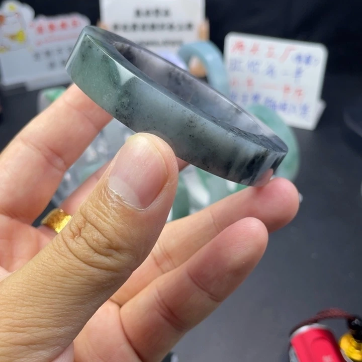 未镶嵌手镯定制翡翠55，60