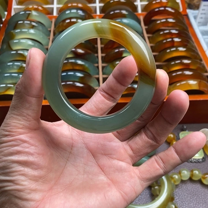 F***d蛇纹石玉未镶嵌手镯手串戒指吊坠