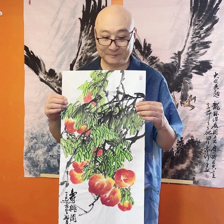 国画张圣敏先生纯手绘作品