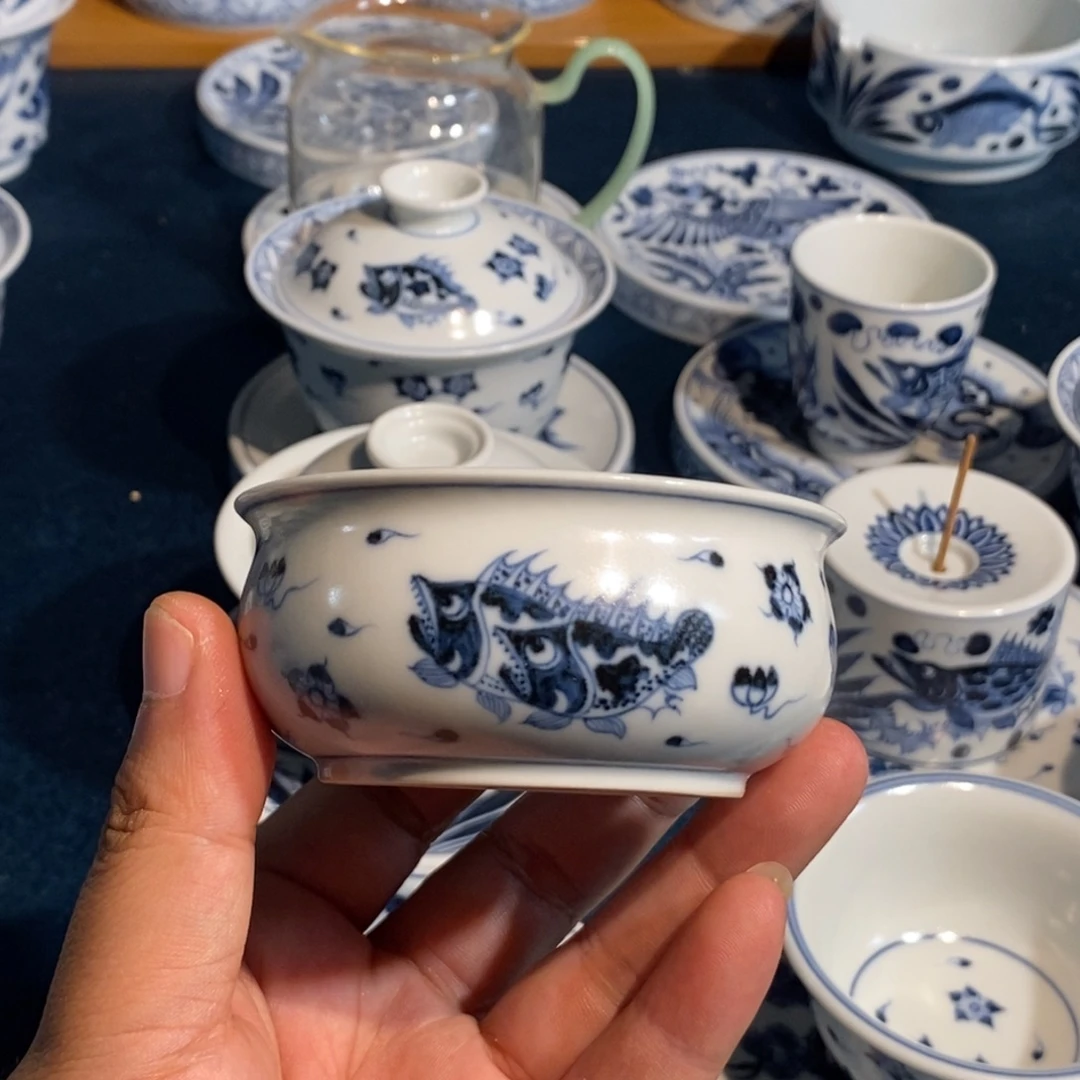 我***吖景德镇手工手绘茶器