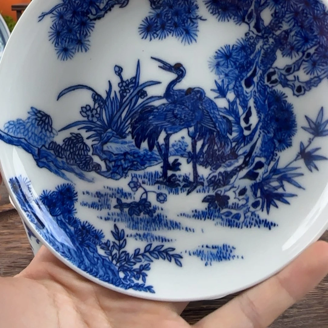 瓷片景德镇手绘青花茶器480