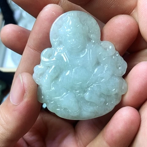 翡翠未镶嵌颈饰天然缅甸翡翠a货