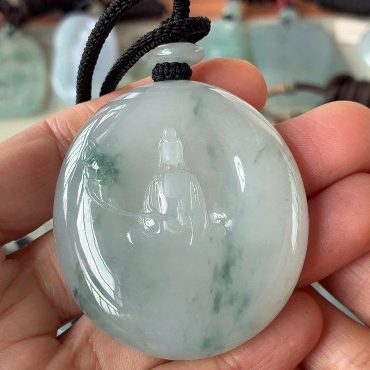 翡翠未镶嵌颈饰天然翡翠