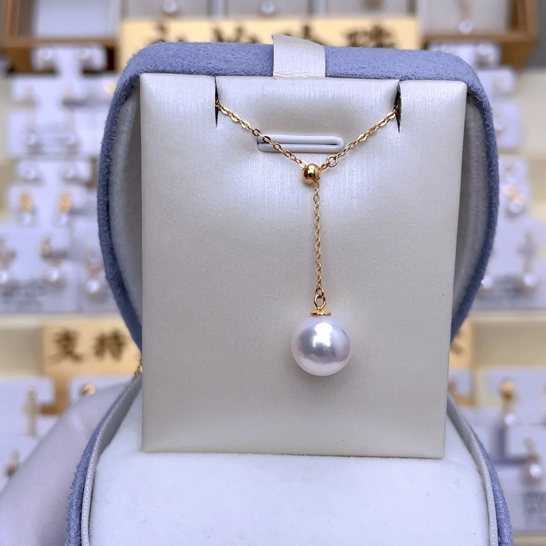 套链18K金镶嵌海水珍珠