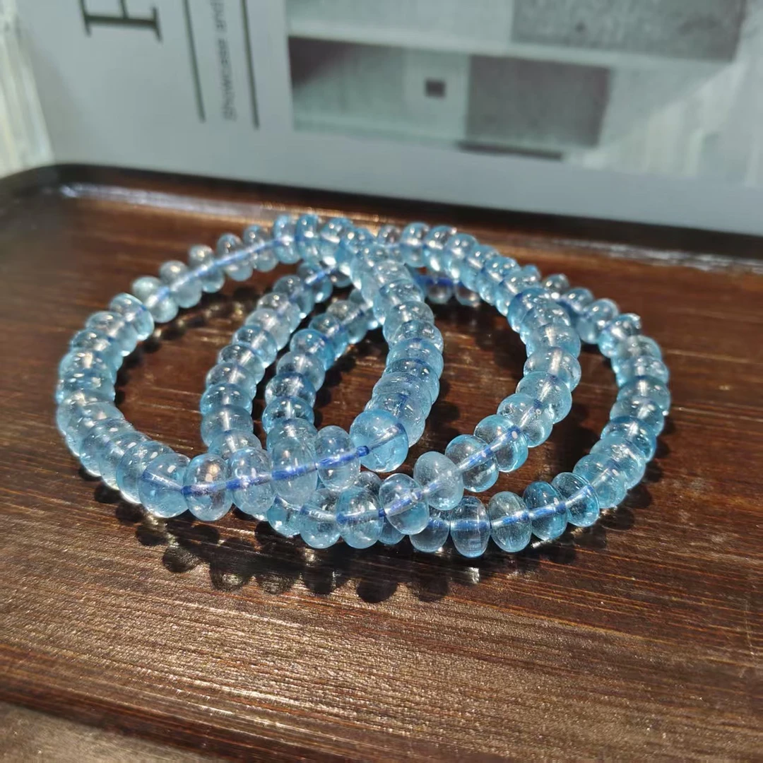 【书记甄选】托帕石算盘珠手链 约8mm 多样性发一件 GXL065