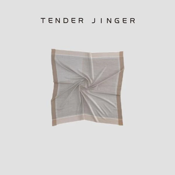 Tender Jinger｜丝巾系脖大方巾女高级感围巾披肩T52YQ90079