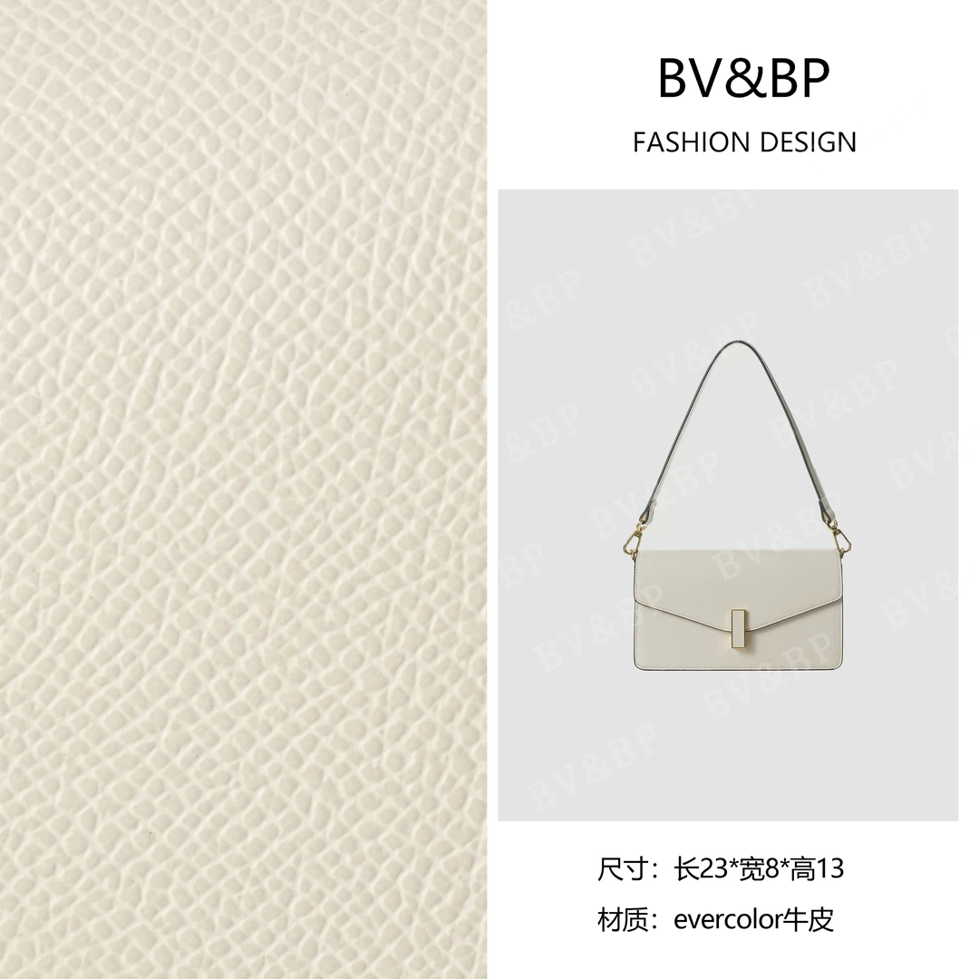 BV&BP· 原创设计玫瑰的故事亦菲同款包女士腋下包BNT-323白色