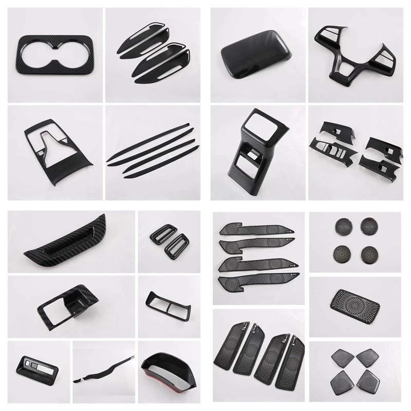 比亚迪宋plus内饰装饰贴中控出风口玻璃开关按键贴碳纤纹装饰贴片