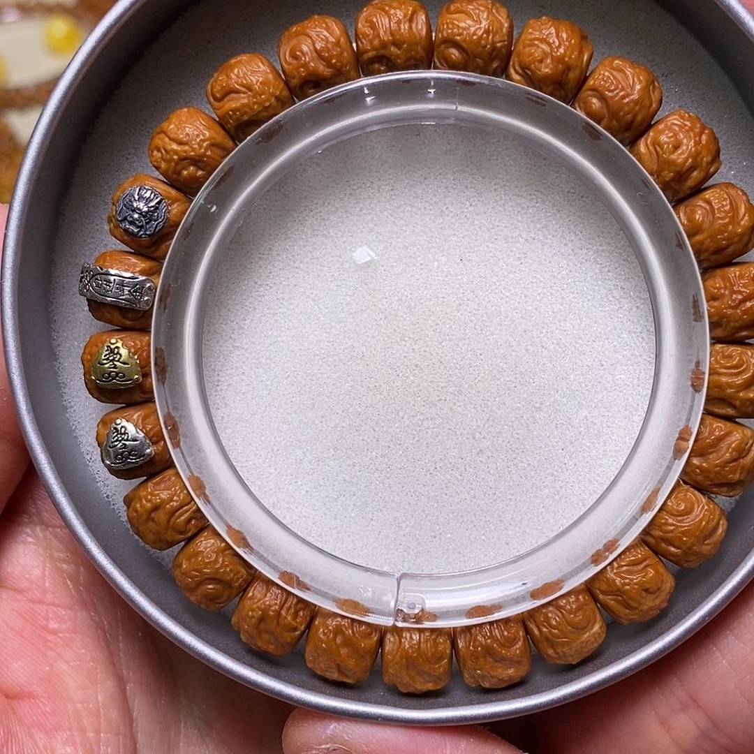 手串猴头核桃全品四标款天命玄鸟 尺寸9+ 馒头料