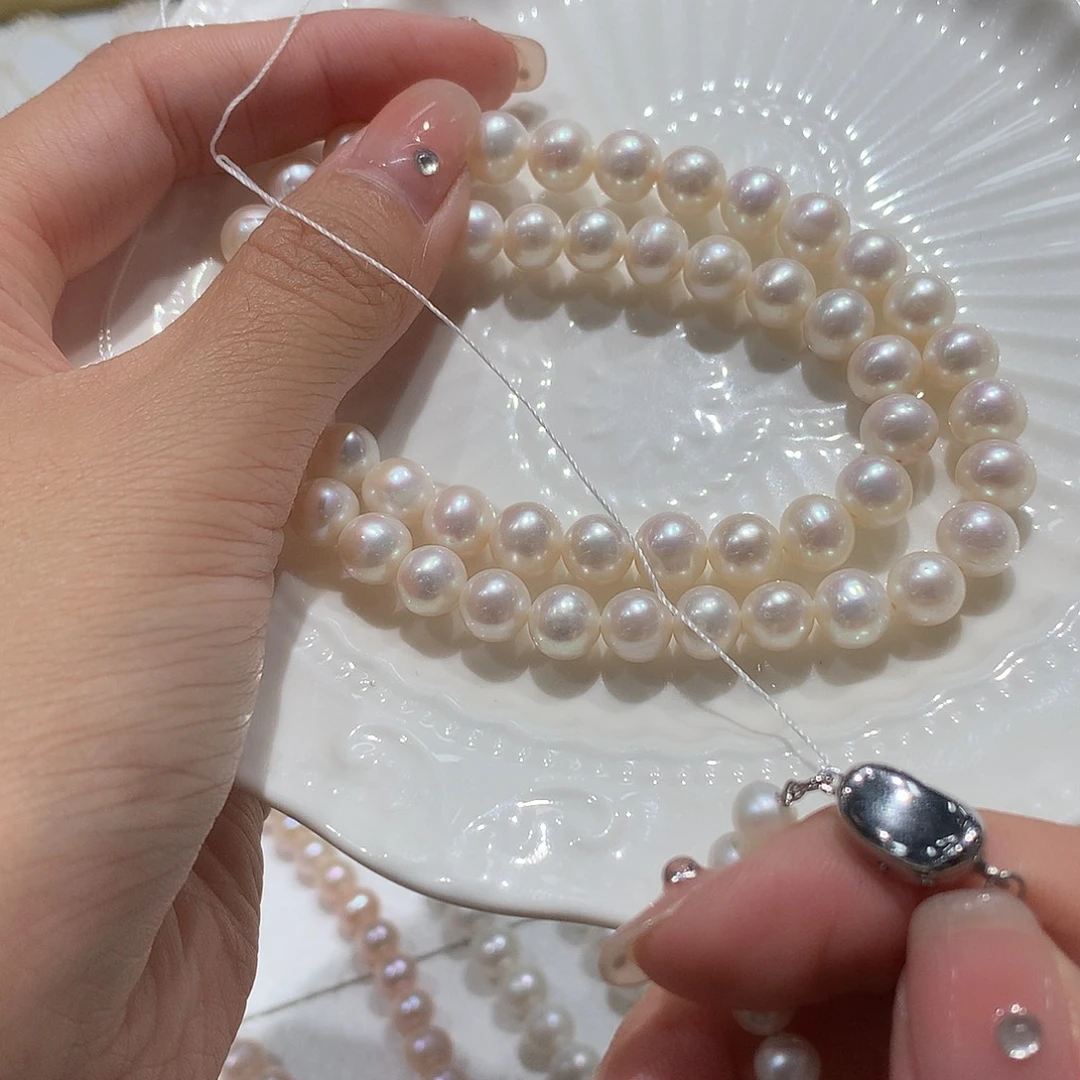 未镶嵌淡水珍珠8-9