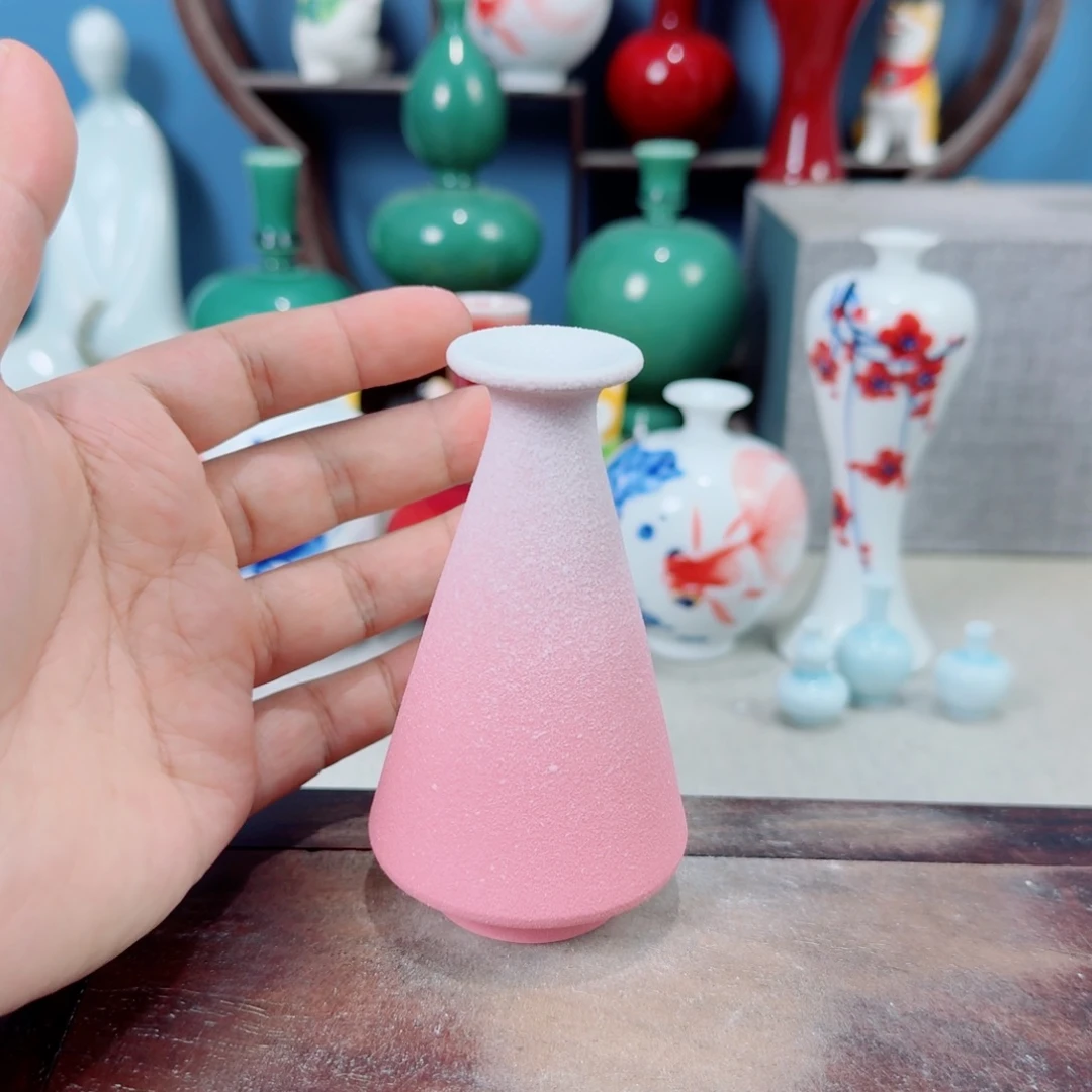 陶瓷手工小花器摆件