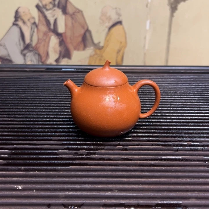 紫砂茶壶茄瓜降坡泥