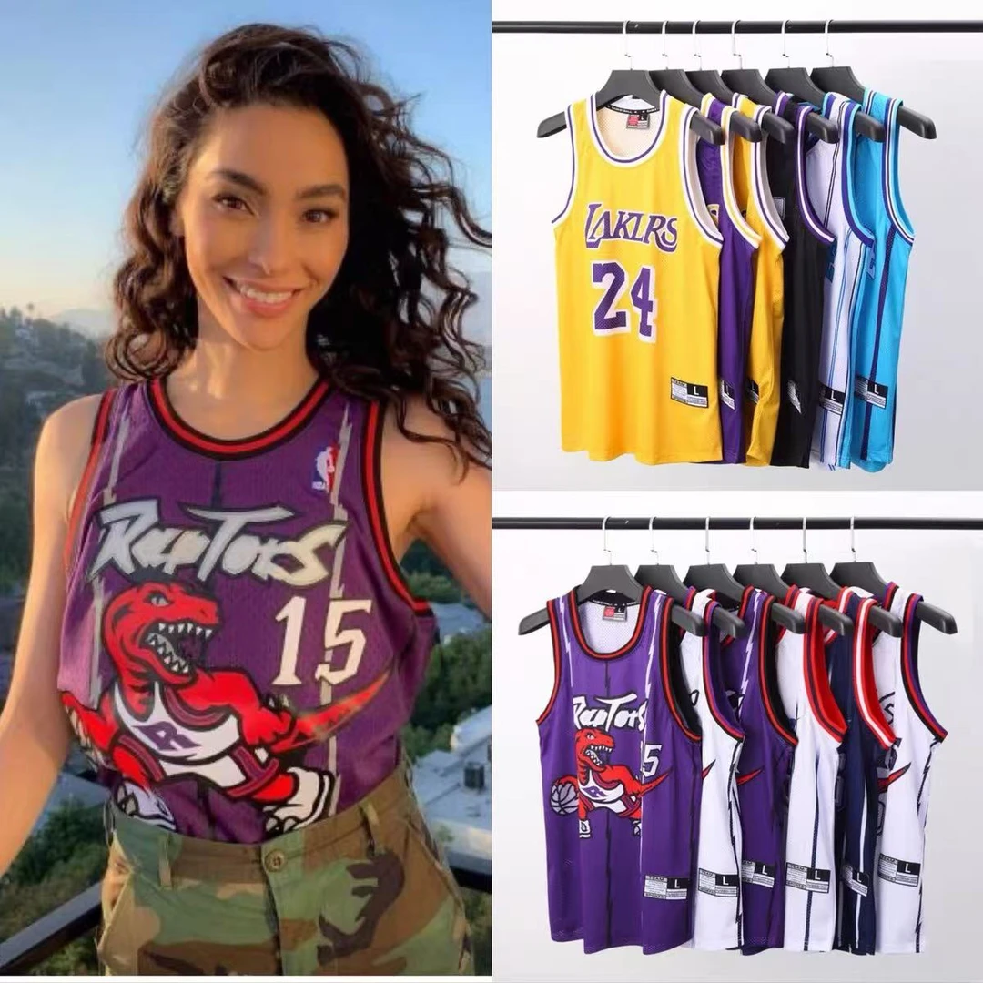 复古美式球衣时尚潮流篮球服夏透气大网眼背心运动无袖夏季印花