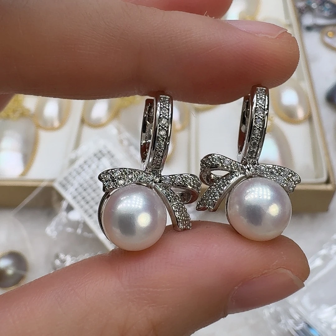 未镶嵌淡水珍珠耳饰