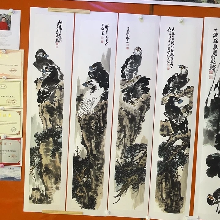 国画张圣敏先生纯手绘作品