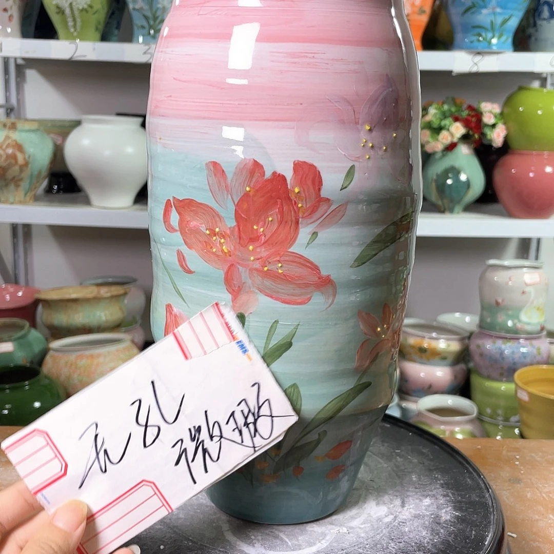 景德镇陶瓷花盆微瑕