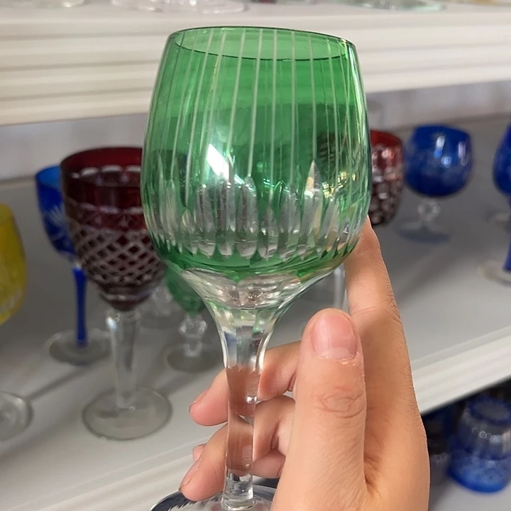 平底款水晶玻璃微瑕一个